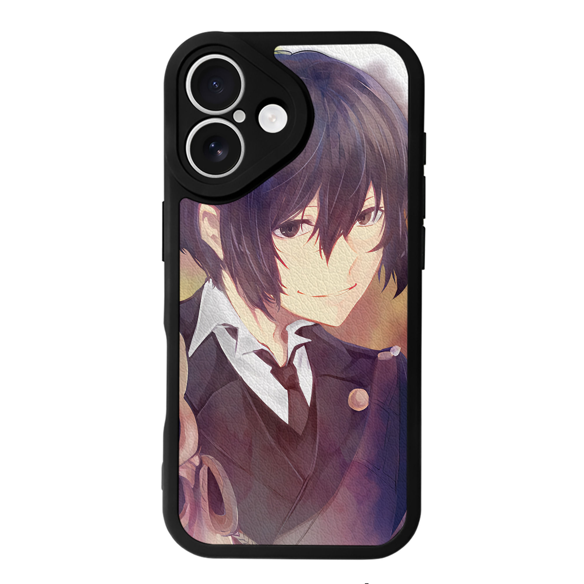 （画像用） 文豪ストレイドッグス Bungo Stray Dogs 【iPhone 16シリーズ対応】シリコンスマホケース（レザー調） 材質：シリコン